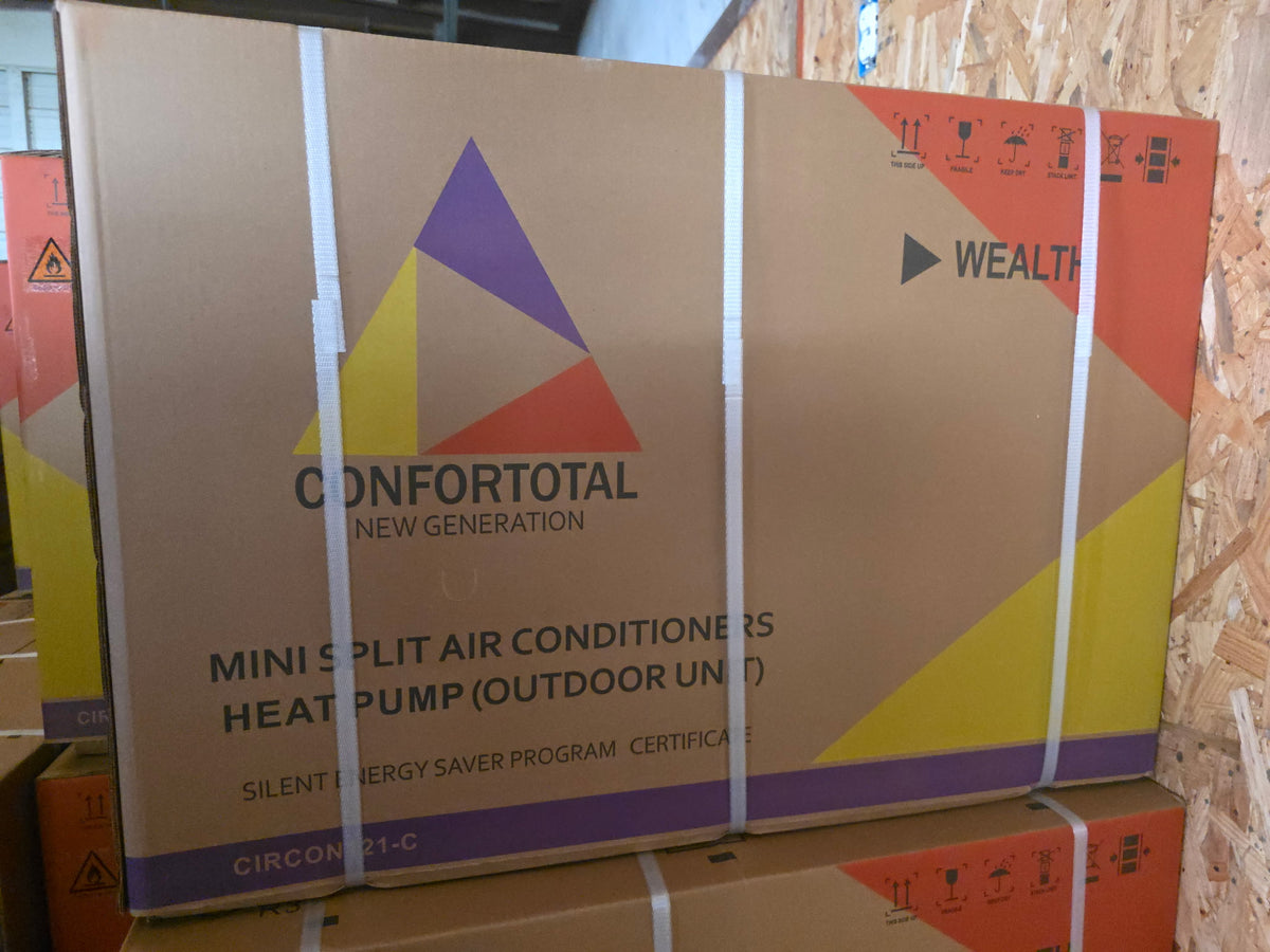 12000 BTU (1 Ton) Confort Total Mini Split Cooling/Heat 110V Standard (INCLUDES SHIPPING)